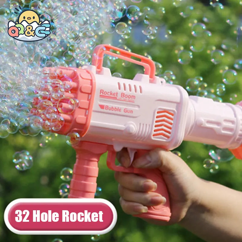 Arminha de brinquedo de bolhas de sabão, 32 orifícios, brinquedo infantil